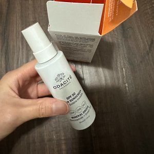 ODACITE SPF 50 Sheer Sunscreen Mineral Drops Niacinamide + Green Tea